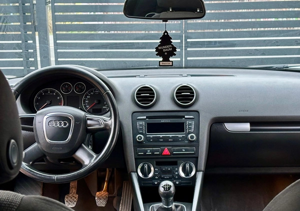 Audi A3 cena 17500 przebieg: 205000, rok produkcji 2007 z Jaworzno małe 326